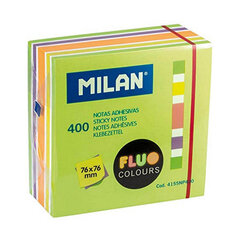 Стикеры, блокнот Milan Fluo, 7.6 x 7.6 см цена и информация | Канцелярские товары | hansapost.ee