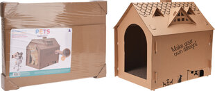 Кошачий домик Cats Collection, 48x44x36 см, коричневый цвет цена и информация | Лежаки, домики | hansapost.ee