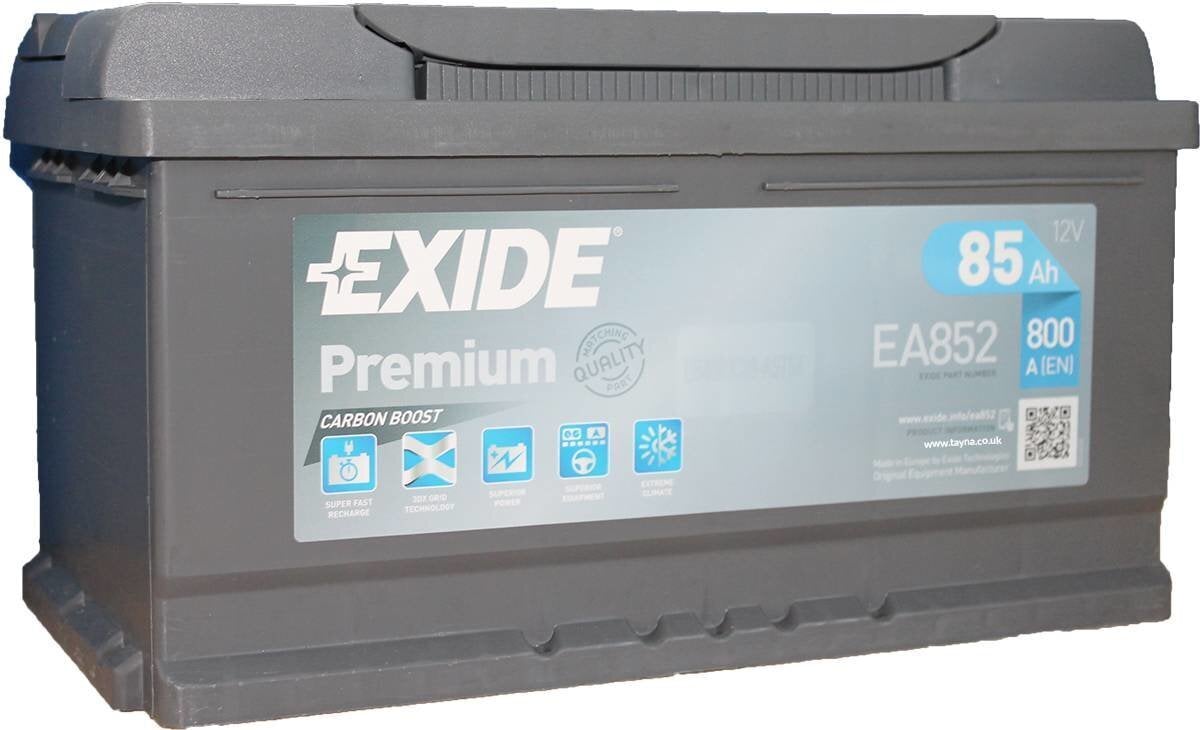 Aku EXIDE Premium EA852 85Ah 800A hind ja info | Autoakud | hansapost.ee
