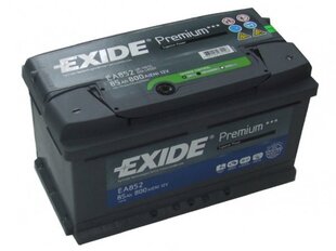 Aku EXIDE Premium EA852 85Ah 800A hind ja info | Exide Outlet - lõpumüük | hansapost.ee
