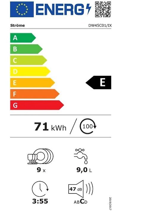 Ströme DW45C01/IX hind ja info | Nõudepesumasinad | hansapost.ee