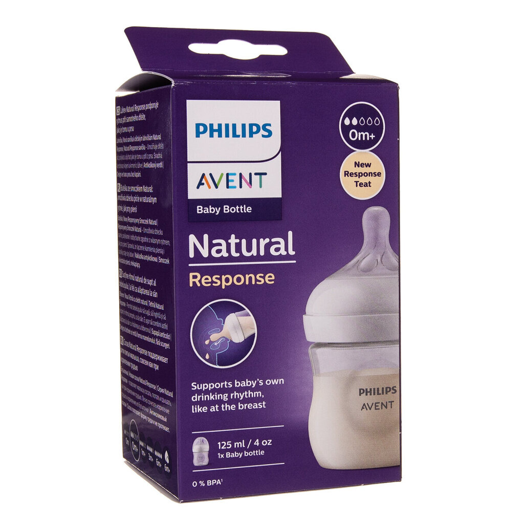 Бутылочка Philips Avent Natural SCY900/01, от 0 мес., 125 мл цена |  hansapost.ee