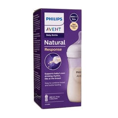 Pudel Philips AVENT Natural SCY903/01, 1+ kuud, 260 ml hind ja info | Lutipudelid ja tarvikud | hansapost.ee