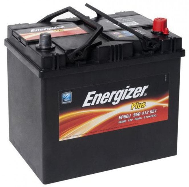 Aku Energizer Plus Jap (- +) 60Ah 510A hind ja info | Autoakud | hansapost.ee