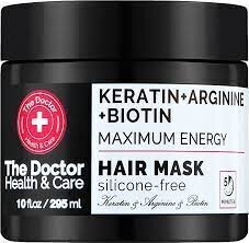 The Doctor Maximum Energy juuksemask 295 ml hind ja info | Juuksemaskid, õlid ja seerumid | hansapost.ee