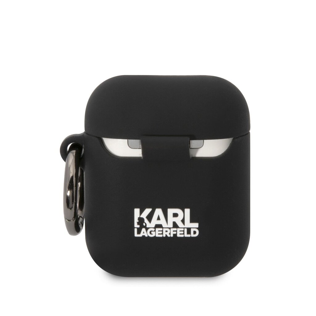 Karl Lagerfeld 3D Logo NFT Choupette Head Silicone Case for Airpods 1|2 Black hind ja info | Kõrvaklappide tarvikud | hansapost.ee