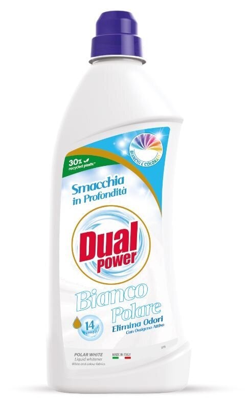 Dual Power vedel plekieemaldaja aktiivse hapnikuga Polar White, 980 ml цена и информация | Pesuvahendid | hansapost.ee