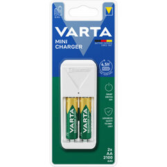 Akulaadija Varta Mini Charger 57656 hind ja info | Akupatareide laadijad | hansapost.ee