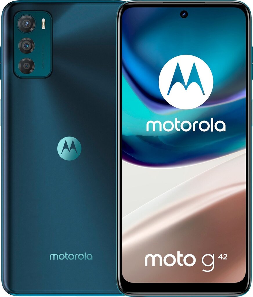 Motorola Moto G42 4/128GB PAU00008PL Green hind ja info | Telefonid | hansapost.ee