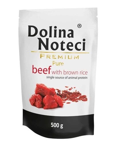 Dolina Noteci Premium Pure veiseliha ja riisiga, 500 g hind ja info | Koerakonservid | hansapost.ee