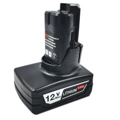 Аккумулятор для электроинструментов BOSCH GBA, 10.8V/12V, 6.0Ah Li-ion цена и информация | Дрели и шуруповёрты | hansapost.ee