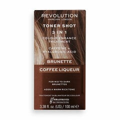 Elustav värv pruunidele juustele Brunette Coffee Liquer (Toner Shot) 100 ml цена и информация | Revolution Haircare Духи, косметика | hansapost.ee