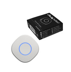 Умный миниатюрный Wi-Fi многоканальный переключатель Shelly button1, белый цена и информация | Системы безопасности, контроллеры | hansapost.ee