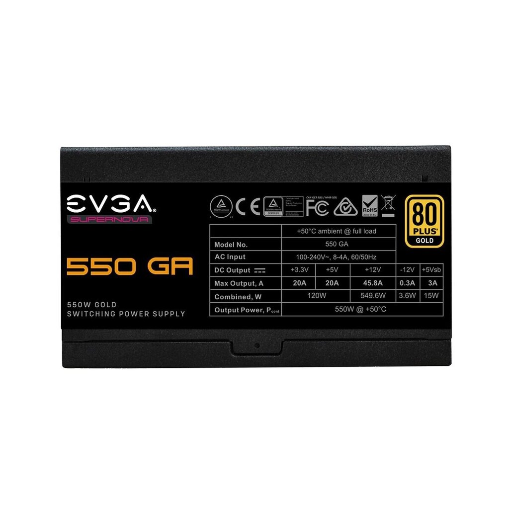 Toiteplokk Evga SuperNova 550 GA 550 W цена и информация | Toiteplokid | hansapost.ee