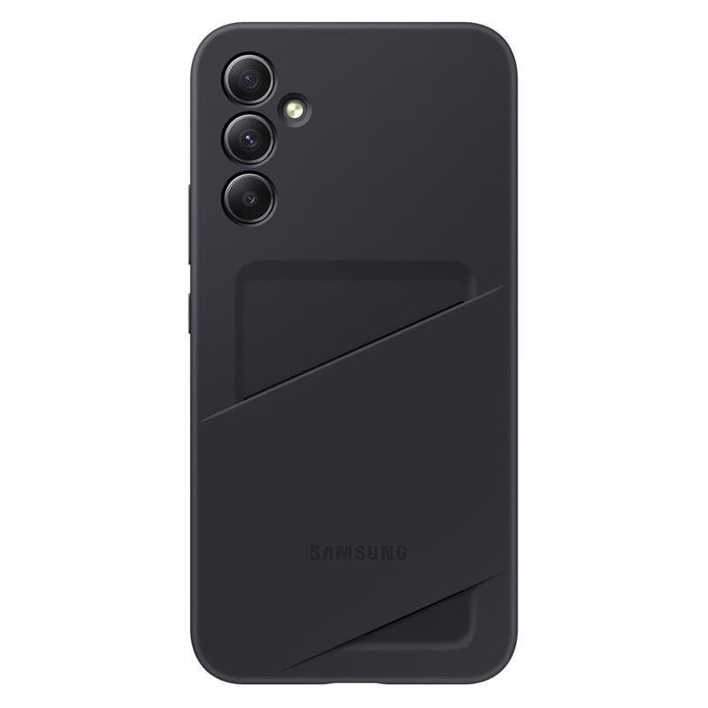 Telefoniümbris Card Slot Case telefonile Samsung Galaxy A34, Must цена и информация | Telefonide kaitsekaaned ja -ümbrised | hansapost.ee