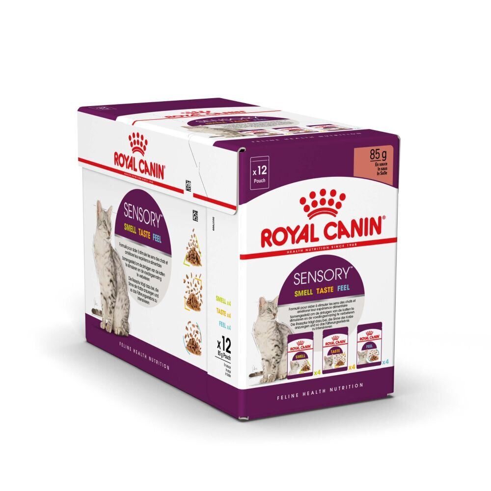 Konserv kassidele Royal Canin Sensory Smell Taste Feel Pack Gravy, 3x4x85 g цена и информация | Kassikonservid | hansapost.ee