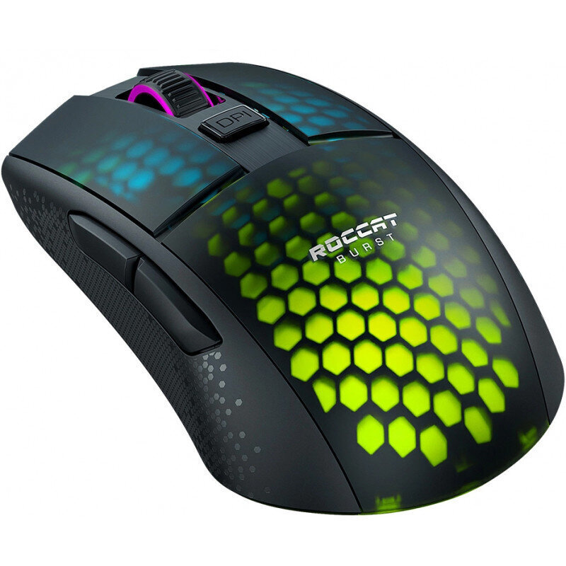 Juhtmevaba hiir Roccat Burst Pro Air, must hind ja info | Arvutihiired | hansapost.ee