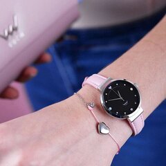 Vuch Модный розовый браслет с блестящим сердцем цена и информация | Vuch Для женщин | hansapost.ee