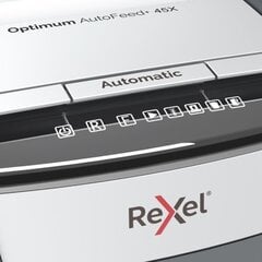 Автоматический уничтожитель документов Rexel Optimum AutoFeed+ 45X цена и информация | Шредеры | hansapost.ee