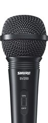 Karaoke mikrofon Shure SV200, must hind ja info | Mikrofonid | hansapost.ee