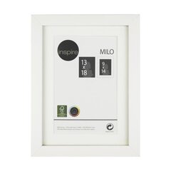 Pildiraam MILO 13x18 cm, valge hind ja info | Pildiraamid | hansapost.ee