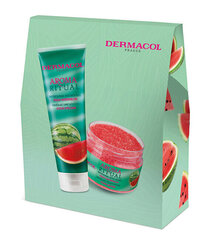 Kosmeetika kinkekomplekt Dermacol Aroma Ritual Watermelon III: dušigeel, 250 ml + kehakoorija, 200 g hind ja info | Dušigeelid, õlid | hansapost.ee