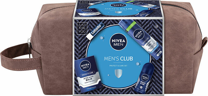 Kinkekomplekt meestele Nivea Men's Club Protect & Care, 350 ml цена и информация | Raseerimisvahendid | hansapost.ee