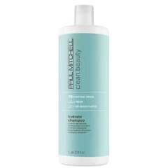 Šampoon kuivadele juustele Paul Mitchell Clean Beauty Hydrate, 1000 ml hind ja info | Šampoonid | hansapost.ee