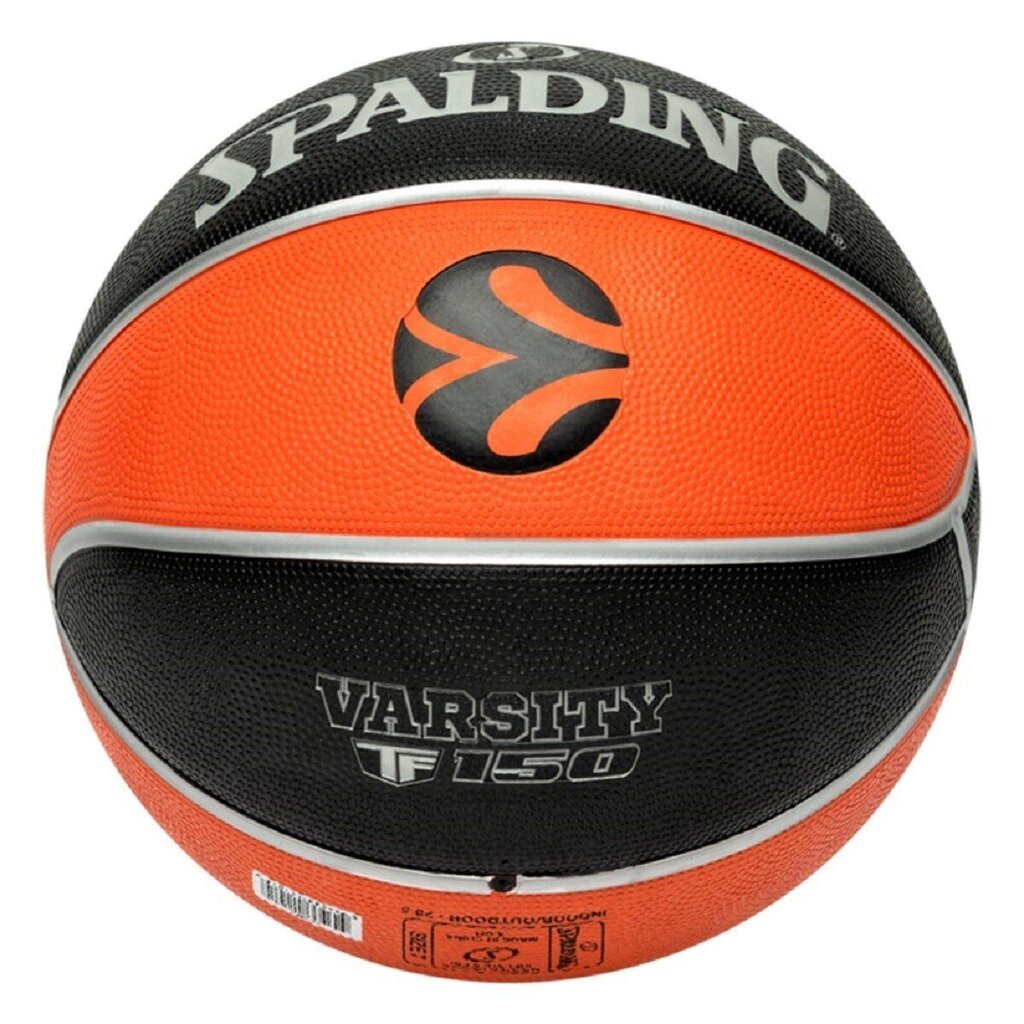 Korvpalli pall Spalding Euroleague TF-150, suurus 6, pruun hind ja info | Korvpallid | hansapost.ee