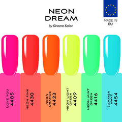 Набор гель-лаков для ногтей Sincero Salon Neon Dream, 6 шт. х 6 мл цена и информация | Лаки для ногтей, укрепители для ногтей | hansapost.ee