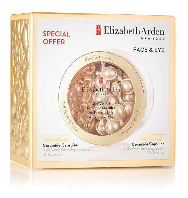 Kinkekomplekt küpsele nahale Elizabeth Arden Advanced keramiidkapslid näo- ja silmanahale   цена и информация | Näokreemid | hansapost.ee