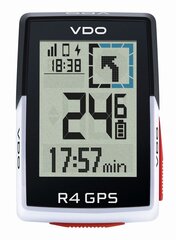 Rattakompuuter VDO R4 GPS Top Mount Set hind ja info | Rattakompuutrid ja spidomeetrid | hansapost.ee