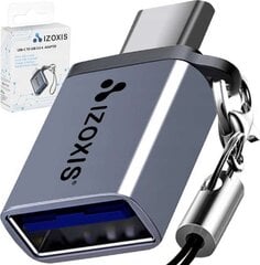 Adapter Izoxis USB 3.0/USB Type-C hind ja info | Izoxis Arvutid ja IT- tehnika | hansapost.ee