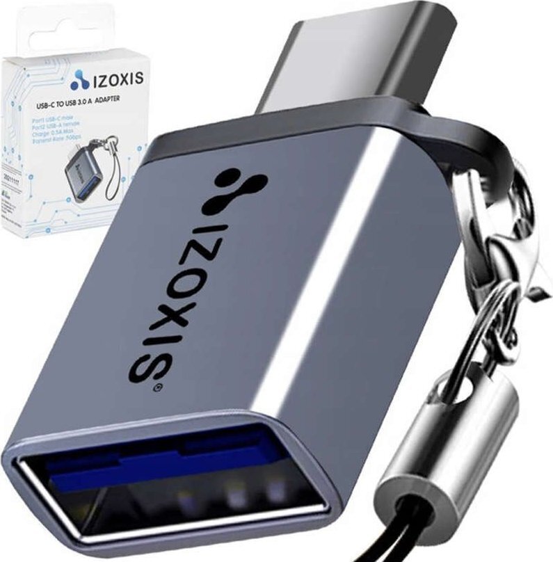 Adapter Izoxis USB 3.0/USB Type-C цена и информация | USB adapterid ja jagajad | hansapost.ee