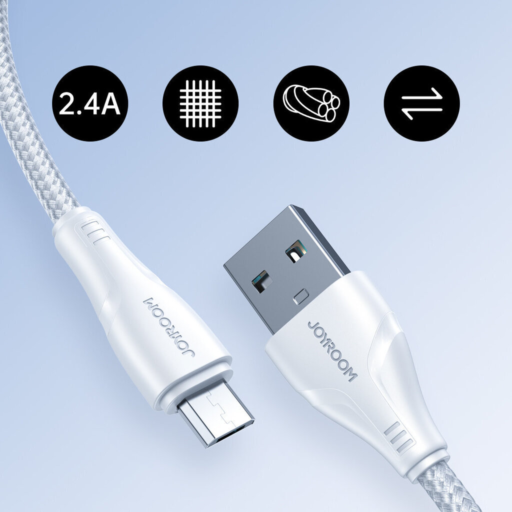 Joyroom S-UM018A11, USB - micro USB, 1.2 m hind ja info | Mobiiltelefonide kaablid | hansapost.ee
