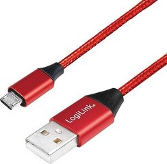 LogiLink CU0151, USB-A 2.0 — micro-USB, 0,3 м цена и информация | Кабели для телефонов | hansapost.ee