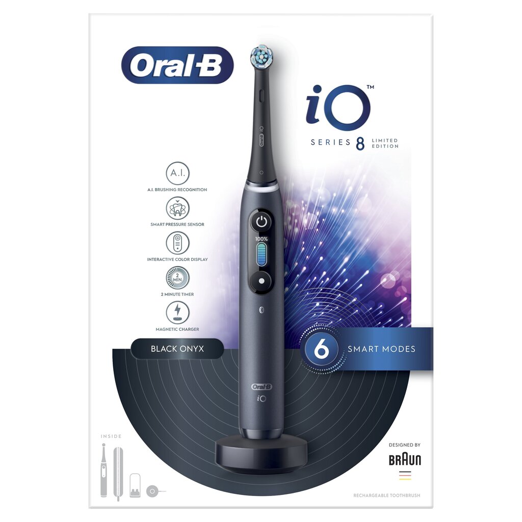 Oral-B iO Series 8 Black Onyx hind ja info | Elektrilised hambaharjad | hansapost.ee