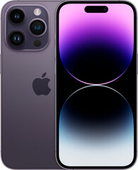 Apple iPhone 14 Pro 1TB Deep Purple MQ323 цена и информация | Мобильные телефоны | hansapost.ee