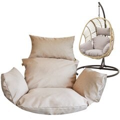 Подушка для садового кресла Blomster, бежевый цвет цена и информация | Подушки, наволочки, чехлы | hansapost.ee