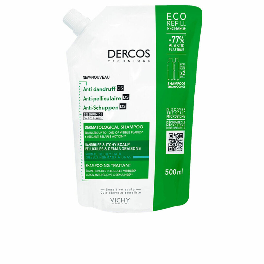 Kõõmavastane šampoon Vichy Dercos, 500 ml цена и информация | Šampoonid | hansapost.ee