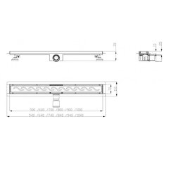 Vihm FALA 800mm hind ja info | Hydroland Vannitoasisustus | hansapost.ee