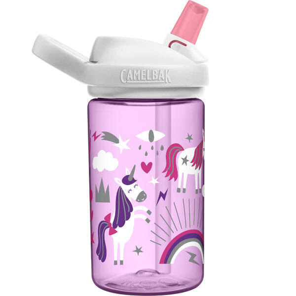 Joogipudel Camelbak Eddy+ Kids, Unicorn Party, 400 ml hind ja info | Joogipudelid | hansapost.ee