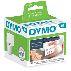 DYMO Etiketid 54 x 70mm (99015 S0722440) - hind ja info | Printeritarvikud | hansapost.ee