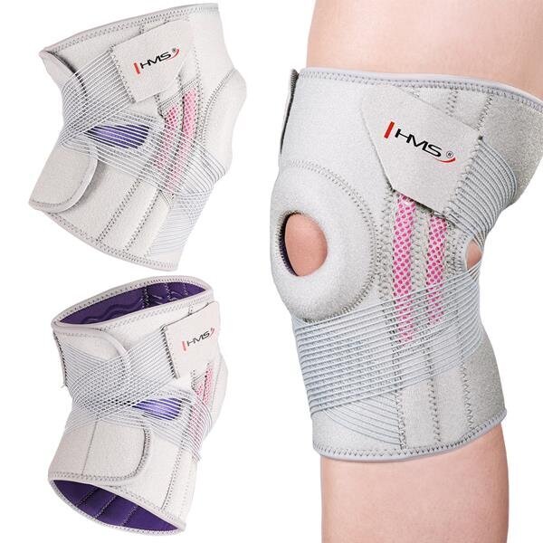 Ortoos põlvedele LIGHT GRAY KNEE STABILIZER HMS цена и информация | Liigesetoed ja kaitsmed | hansapost.ee