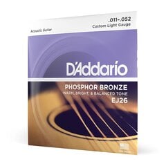 Струны для акустической гитары D'Addario EJ26 .011 цена и информация | Принадлежности для музыкальных инструментов | hansapost.ee