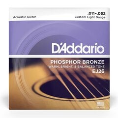 Струны для акустической гитары D'Addario EJ26 .011 цена и информация | D'Addario Бытовая техника и электроника | hansapost.ee