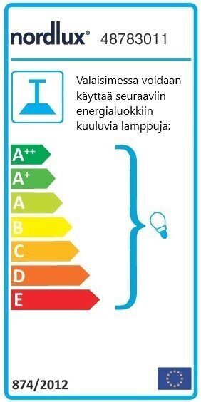 Nordlux rippvalgusti Adrian 16 Grey цена и информация | Rippvalgustid | hansapost.ee