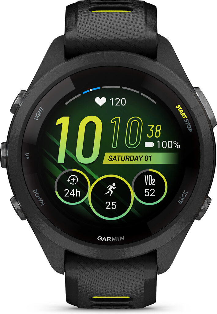 Garmin Forerunner® 265S Black/Amp Yellow цена и информация | Nutikellad, laste nutikellad | hansapost.ee