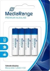 Батарейки AAA LR03 1.5V ALKALINE MRBAT101 MEDIARANGE цена и информация | Батарейки | hansapost.ee