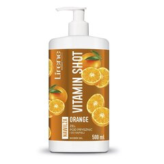 Dušigeel Lirene Vitamin Shot Orange, 500 ml hind ja info | Dušigeelid, õlid | hansapost.ee